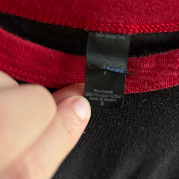 Alkaline Trio Concert Raglan Shirt - Red & Black - Picture 3 of 3